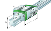 INA KUVE20-B-EC Ball monorail guidance system view 3