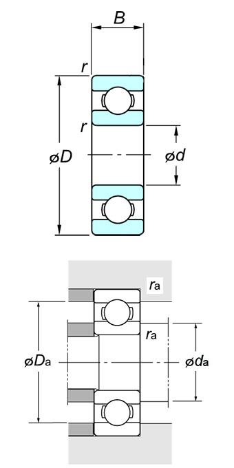 KOYO 608 bearing