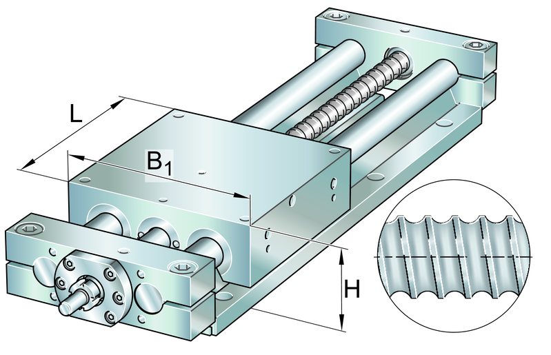 INA LTS40-230-2505-M-0 Linear table view 2