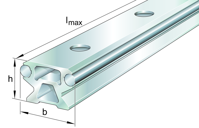 INA LFS42-C Guideway view 2