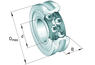 INA LFR5207-30-2Z Yoke type track roller view 3