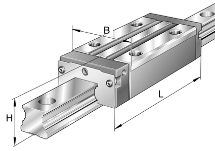 INA KUVE35-B-SN Ball monorail guidance system