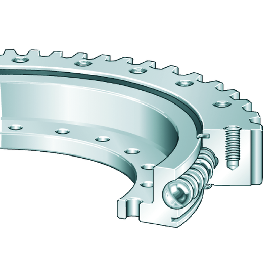 INA VLA200544-N-VSP Slewing ring, 4 point contact bearing, external gear teeth view 2