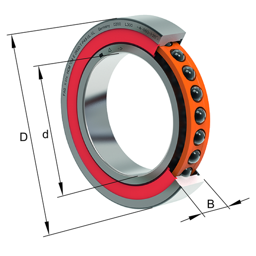 FAG HCM71906-E-2RSD-T-P4S-UL-XL High speed spindle bearing view 2