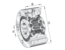 INA ZKLF1762-2Z-XL Axial angular contact ball bearing view 3