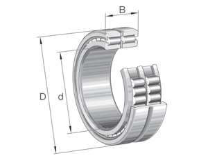INA SL185030-A-C3 Cylindrical roller bearing