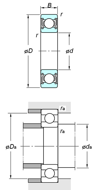 KOYO 60/22 2RU bearing