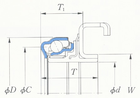 KOYO CBU543625J-2 Automotive bearing