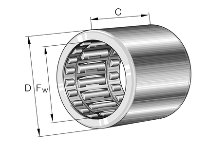 INA HFL0822 bearing