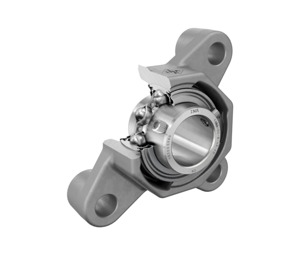 INA RCJHY008-VA-FD Flanged housing unit view 2