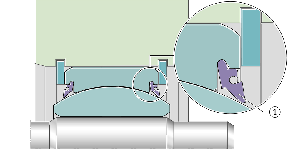 INA DR.GE40-DO-0031 Radial rotary shaft seal view 2