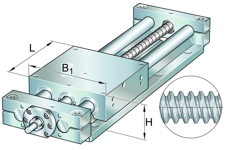 INA LTS30-180-TR20x4-M-0 Linear table view 2