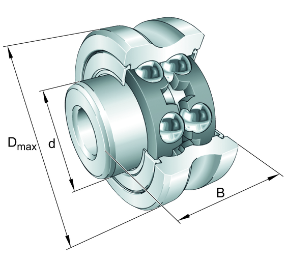 INA LFRI5201-10-2Z Yoke type track roller view 2