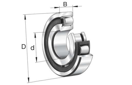 FAG 20320-K-MB Barrel roller bearing view 2