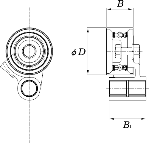 KOYO LAT1014 bearing