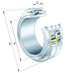 FAG 239SM600-MA Spherical Roller Bearing view 3