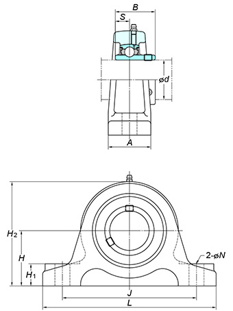 KOYO UCIP211 Ball bearing unit