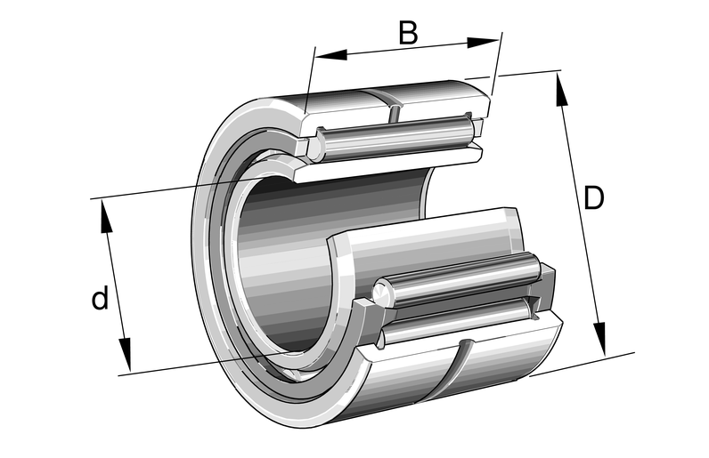 INA NKI15/16-XL-C2 Needle roller bearing view 2