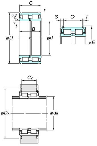 KOYO DC5008NR bearing