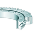 INA XSA141094-N Slewing ring, crossed roller bearing, external gear teeth view 3
