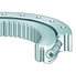 INA VI160288-N Slewing ring, 4 point contact bearing, internal gear teeth view 3