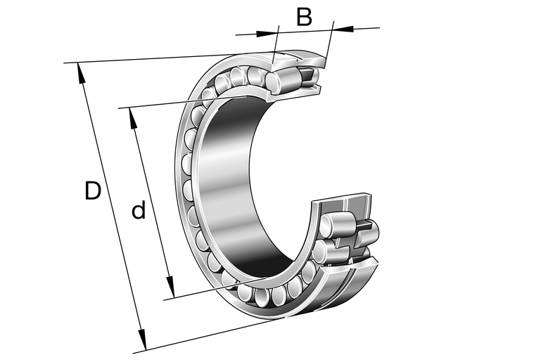 FAG 22316-E1A-XL-K-MA-T41A Spherical Roller Bearing view 2