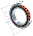 FAG VCM7017-CDLR-T-P4S-UL-XL High speed spindle bearing view 3