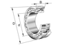 FAG 23944-S-MB-H40AB-C3 Spherical Roller Bearing view 3