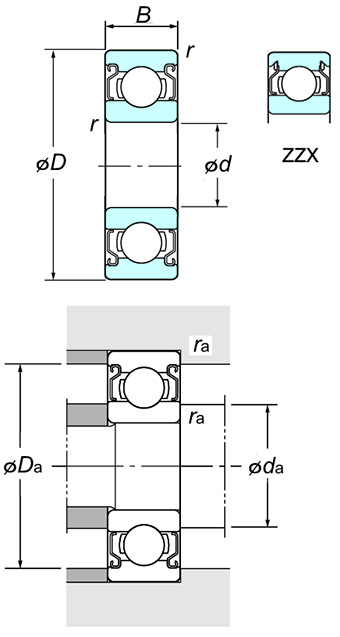 KOYO 623 ZZ bearing