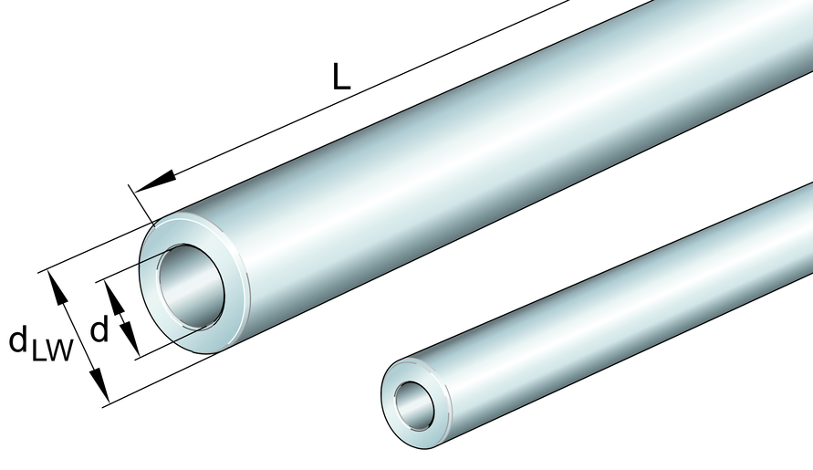 INA WH20-H7-C60 Hollow shaft view 2