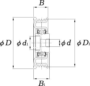 KOYO PU207021RR1XY Automotive bearing