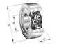 INA LR5001-2RS Yoke type track roller view 3