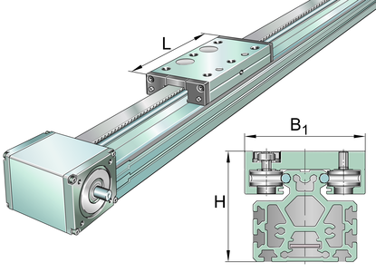 INA MLF32-300-ZR-FA517.1 Linear actuator