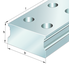 INA TKVD32 Guideways for linear recirculating ball bearing unit view 3