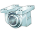 INA PAGBA50-PP-AS Linear plain bearing and housing unit view 3