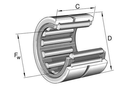 INA NK19/16-OS-XL bearing