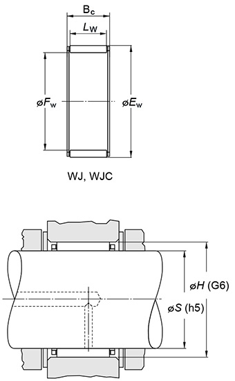KOYO WJ-222820 Needle roller bearing