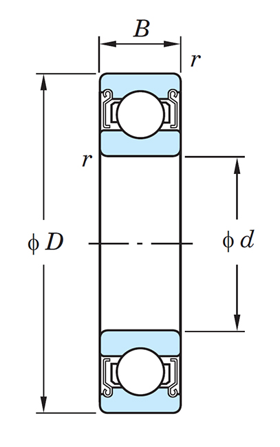 KOYO SE6003ZZSTC4 WS Special environment bearing