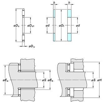 KOYO NTA-3446 Needle roller bearing