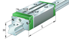 INA KUVE20-B-ES Ball monorail guidance system view 3
