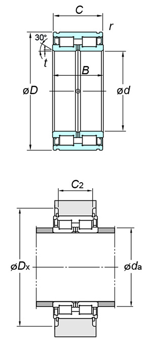 KOYO DC5008N bearing