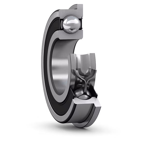 SKF W 61700 XR-2RS1 Stainless steel deep groove ball bearing with flanged outer ring and integral sealing
