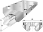 INA RUDS55X300-D Damping carriage, recirculating roller bearing unit view 3