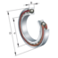 FAG HCM7019-E-T-P4S-UL-XL High speed spindle bearing view 2