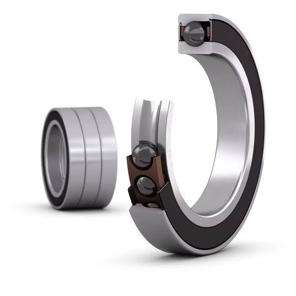 SKF S71905 ACD/HCP4ATBTB Matched set of three super-precision, high-capacity, D design, single row angular contact ball bearings with seals