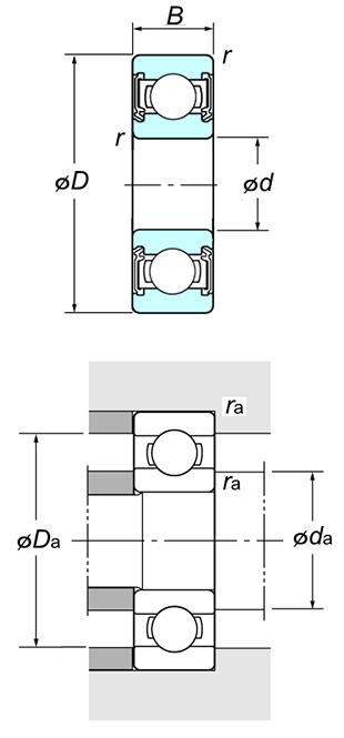 KOYO 608 2RD bearing