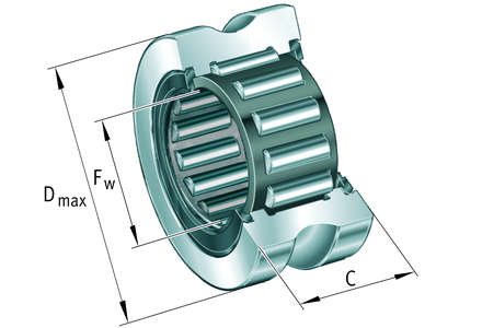 INA LFR2202-10-2RSR-RNA bearing