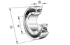 FAG 2205-2RS-TVH Self-aligning ball bearing view 3