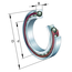 FAG HCB7232-C-T-P4S-UL Spindle bearing view 3