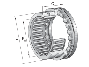 INA NKX10-TV-XL bearing